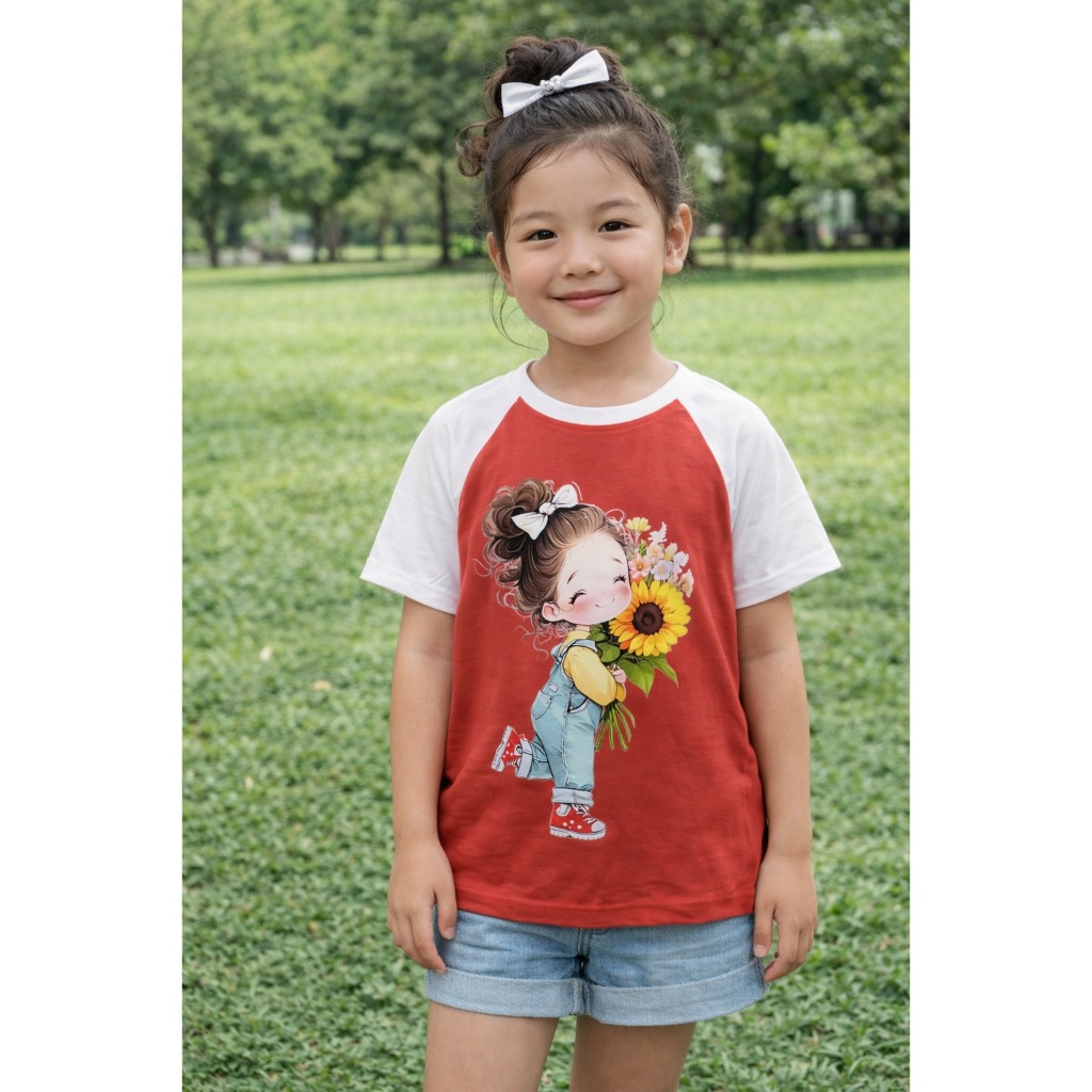 ( COD ) kaos raglan anak motif // kaos raglan anak