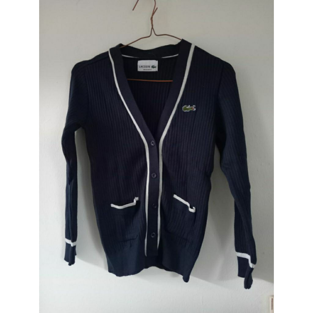 Cardigan blue LACOSTE REGULAR FIT (id12)