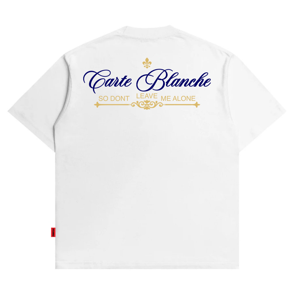Paramount Club - T-Shirt Reguler Ody White/kaos pria lengan pendek putih