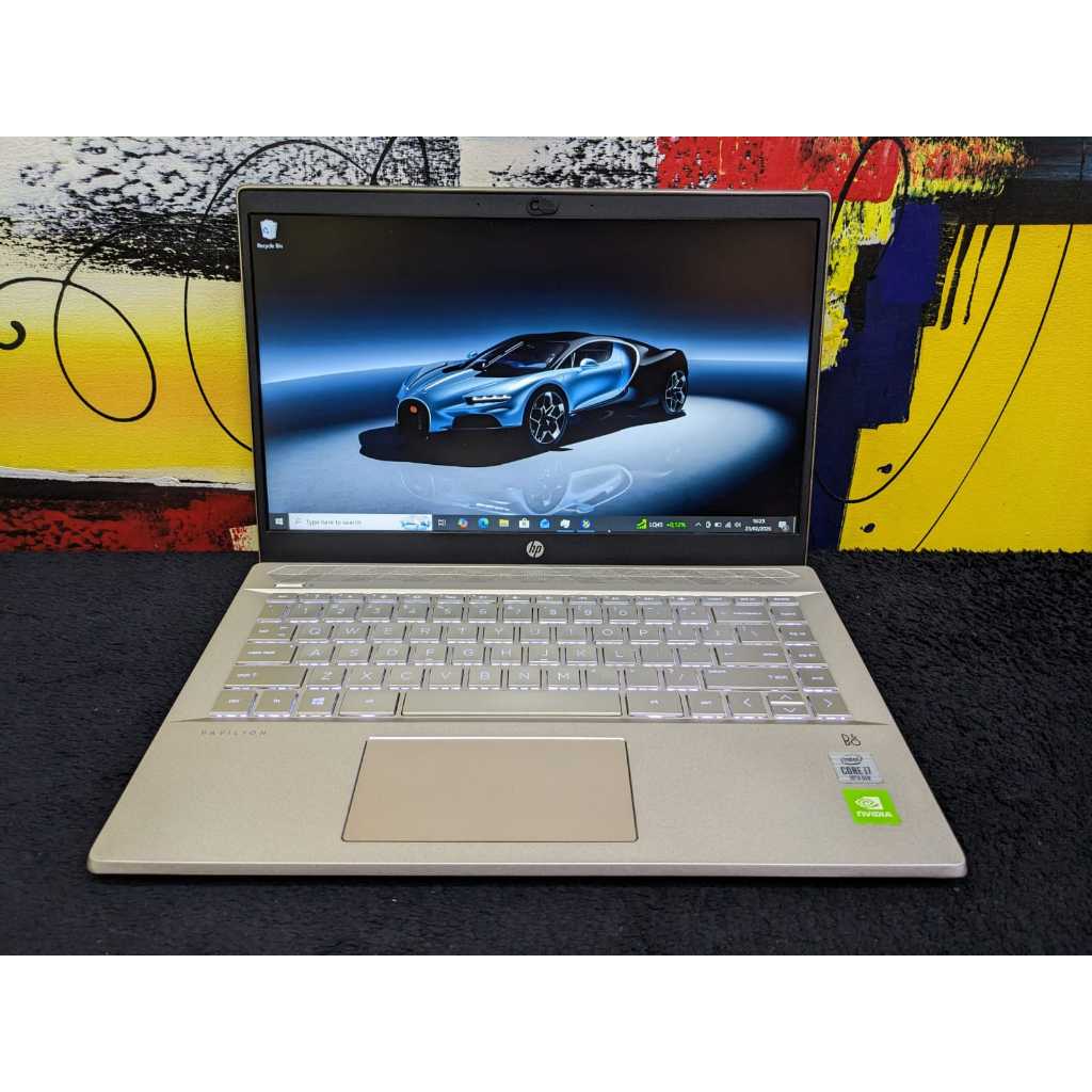 Laptop HP Pavilion 14 Core i7 Gen 10 8/256 Nvidia MX250 Backlit Mulus