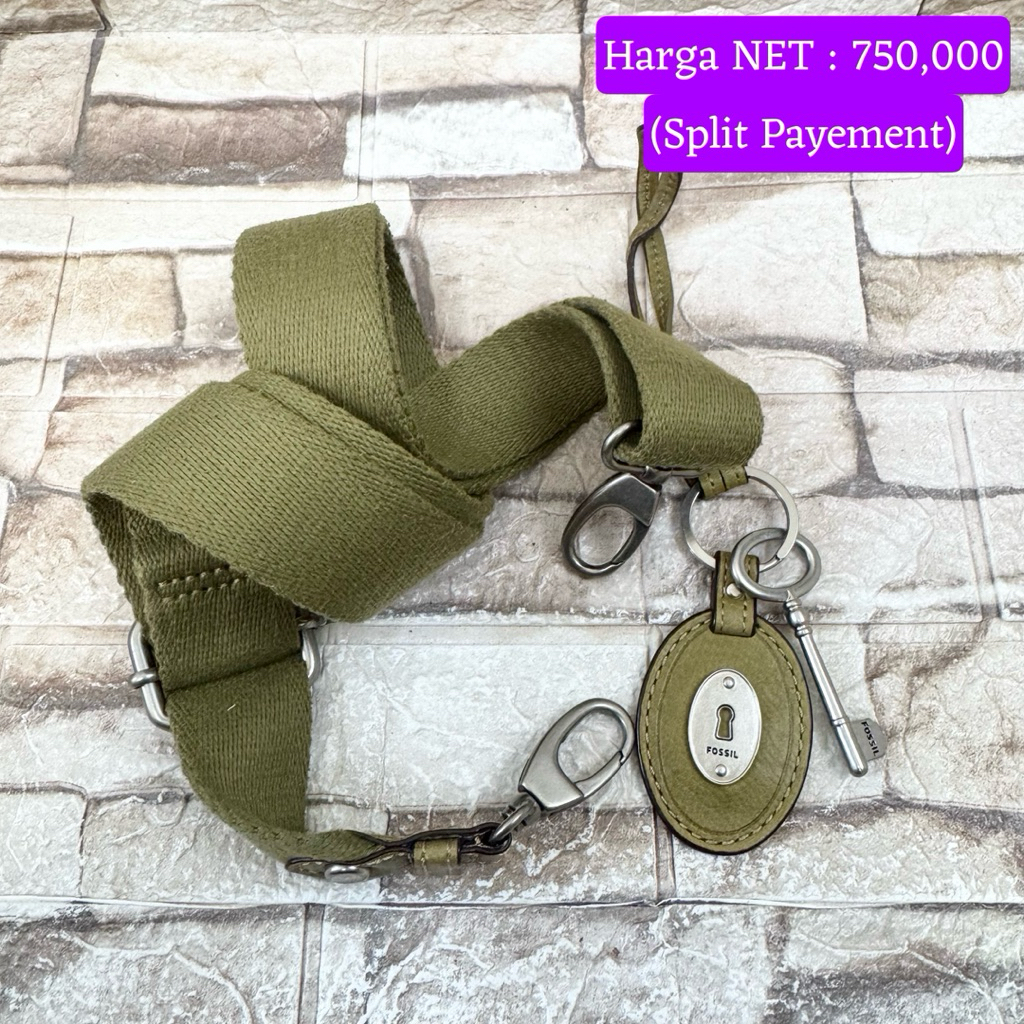 574# NET-Preloved Fossil Maddox Talpan + Keyfob Olive (bundling)