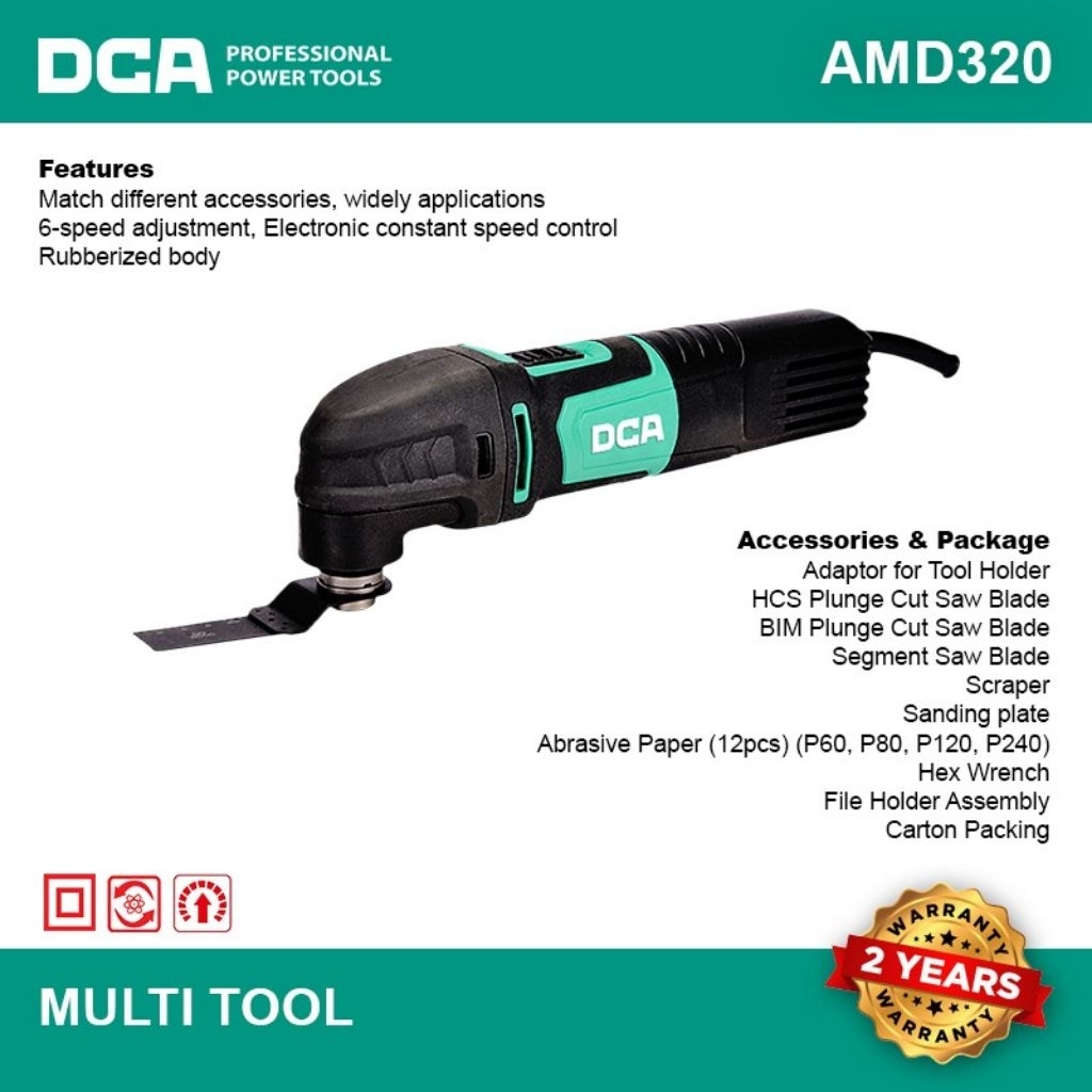 ELECTRIC MULTI TOOL DCA AMD320