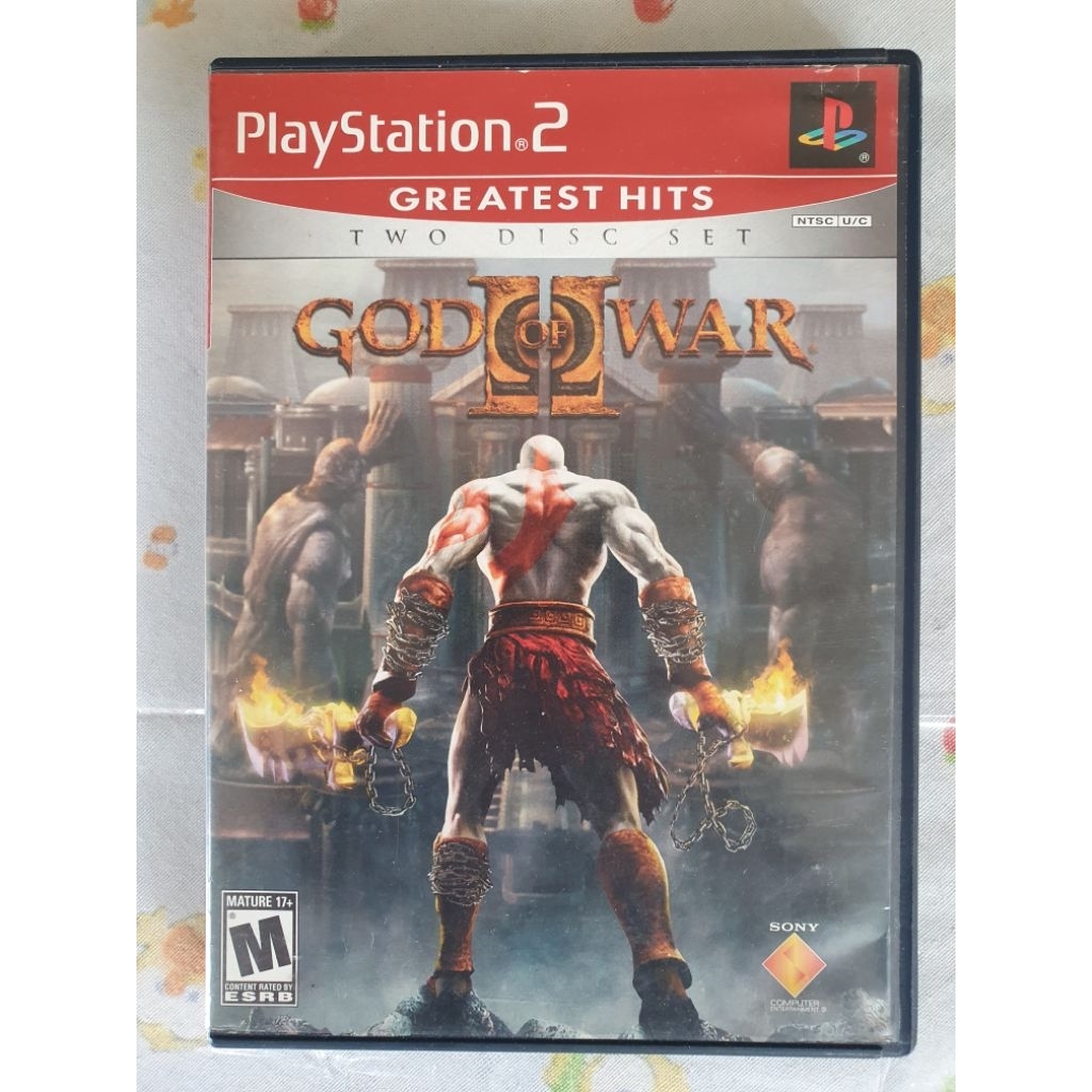 dvd ps2 god of war 2 (2 disc) original
