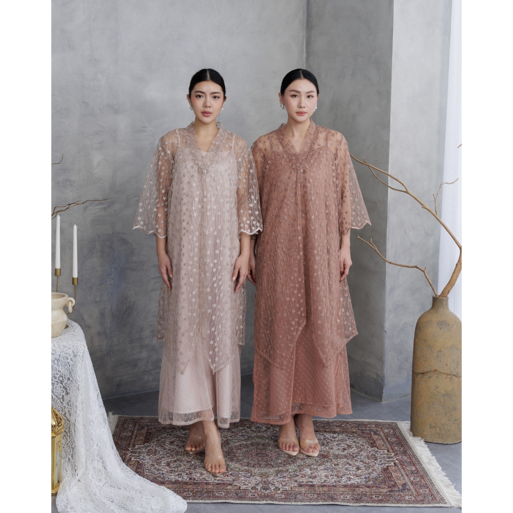 Golde - Arum Tille Dress / Tulle Dress / Dress Pesta / Dress Kondangan