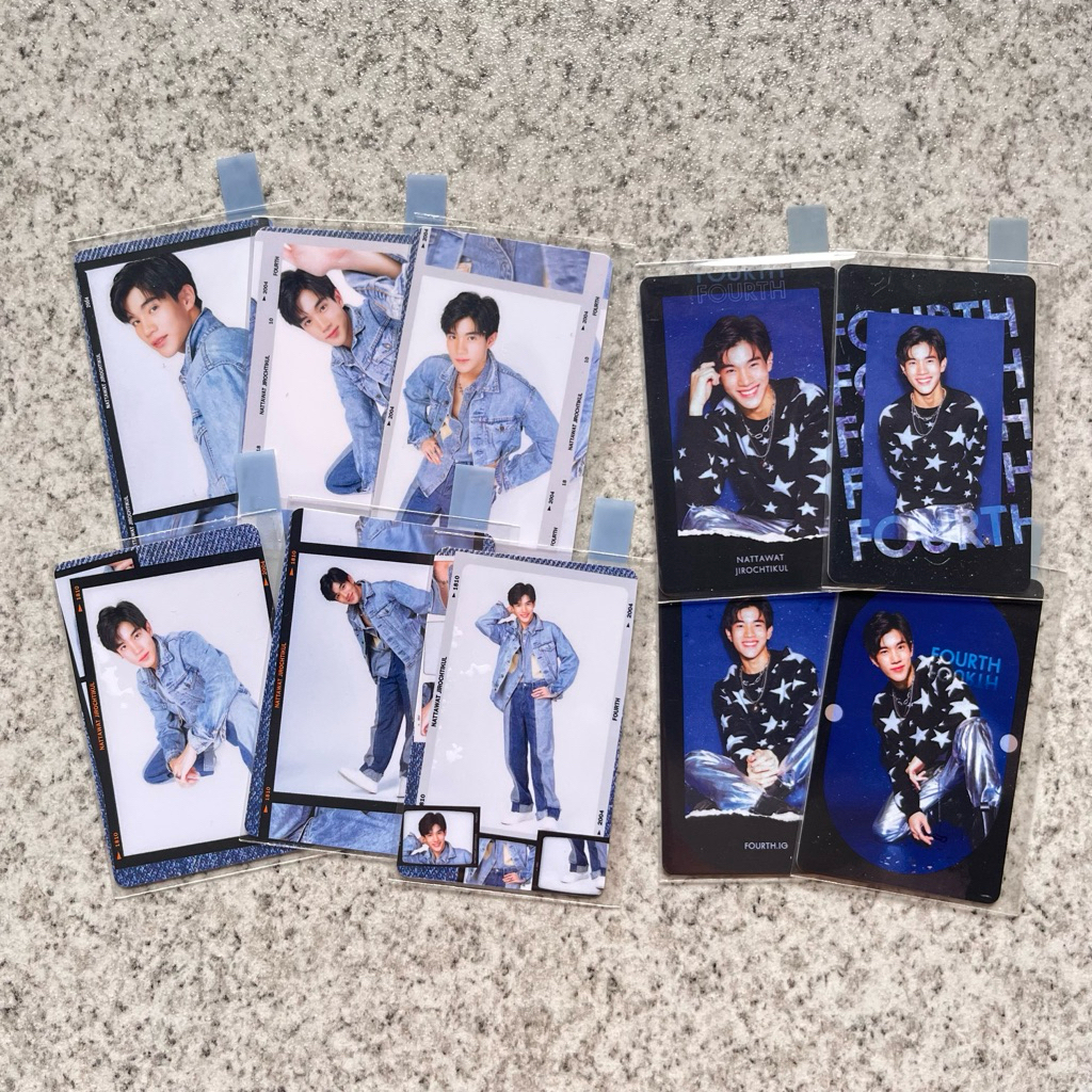 [Get All] Official Photocard Fourth Nattawat Shining Stunning Series Set GMMTV Gemini Norawit Gemini