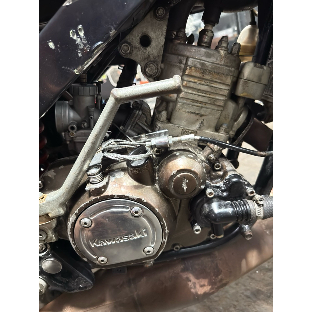 Mesin engine ninja r old ninja kis original copotan