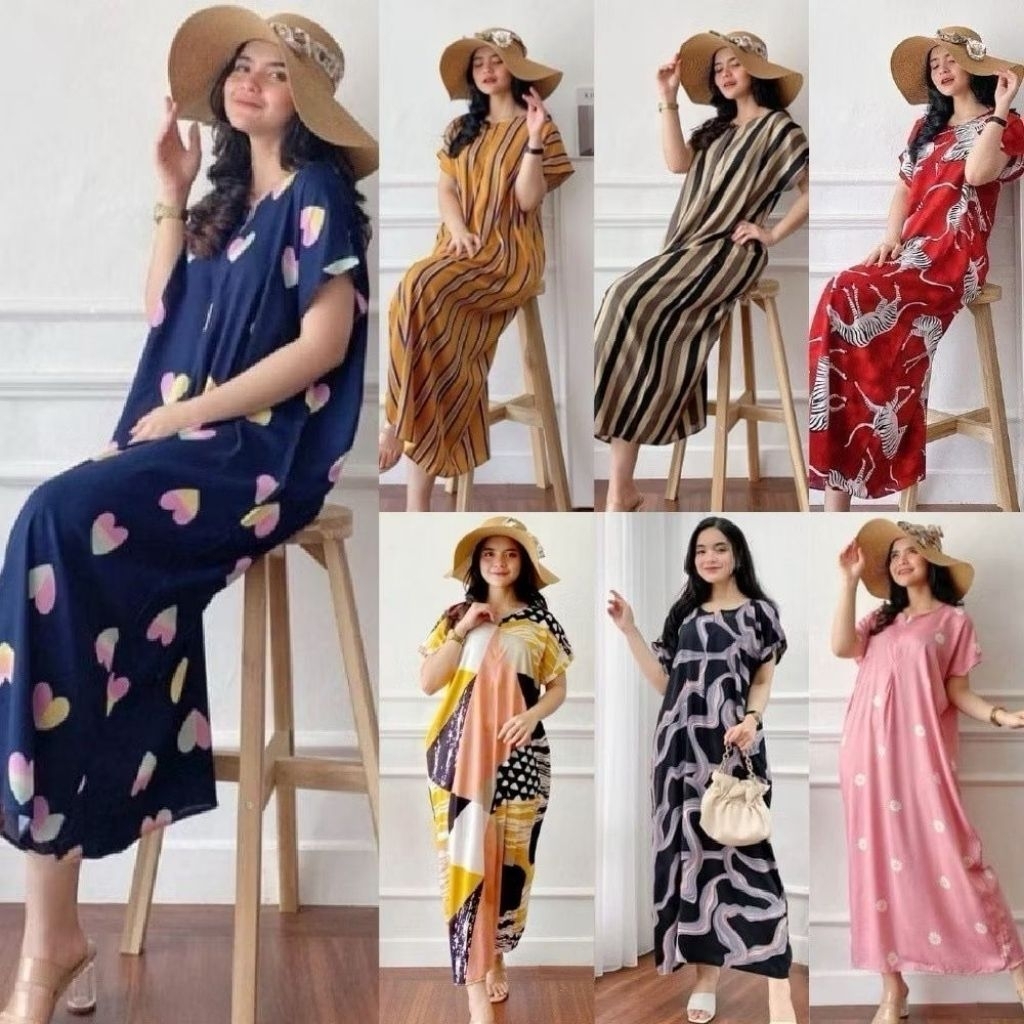 Daster rayon premium daster batik cap asli Pekalongan