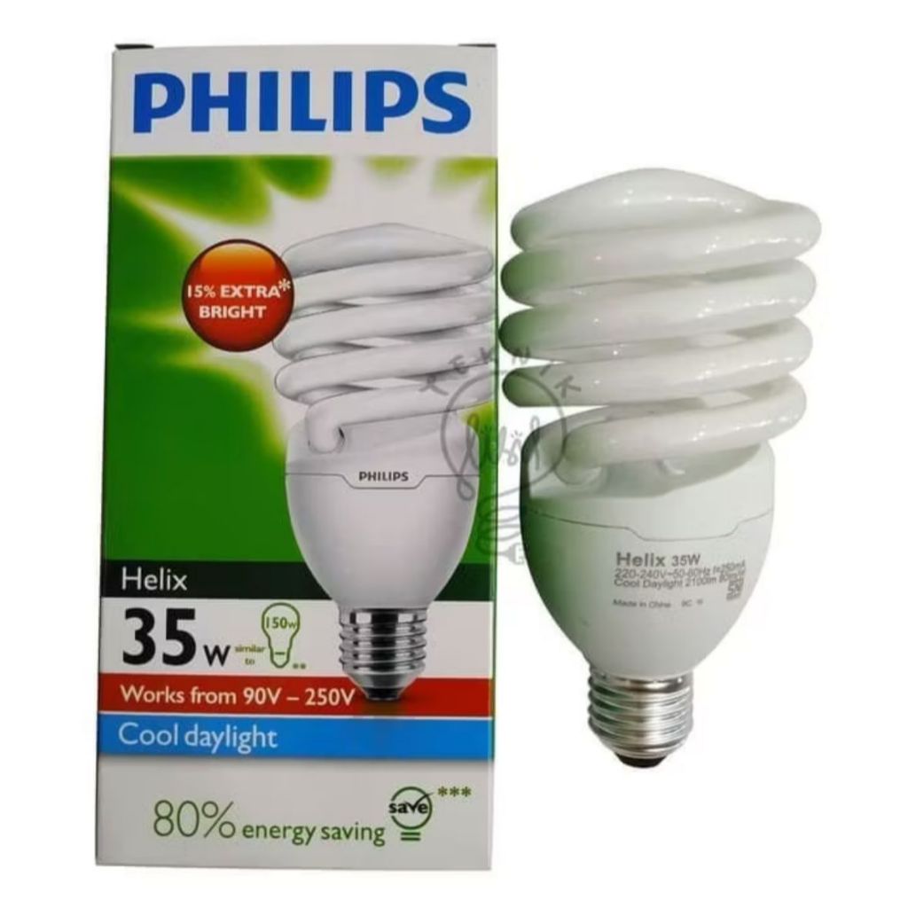 PHILIPS Lampu Tornado Helix 35watt Spiral Ulir