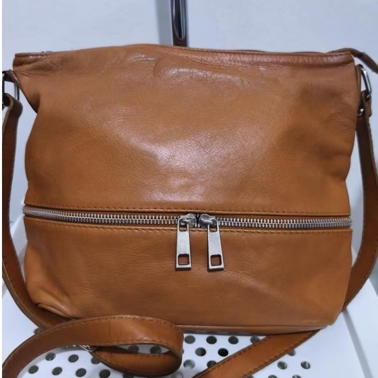 TAS SELEMPANG BORSE IN PELLE ORIGINAL SMALL SECOND