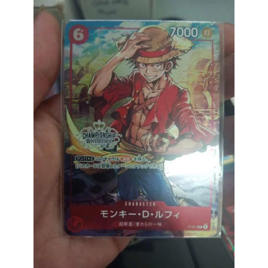 Tcg One Piece Luffy P-001 Championship