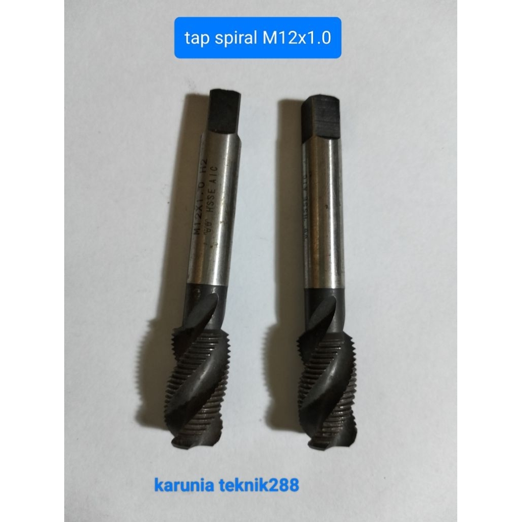 tap spiral baut 17 drat halus m12x1.0 second mulus