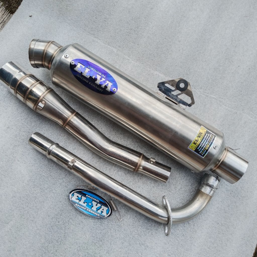 KNALPOT RACING ELYA ORIGINAL DOS JENONG BAS ADEM PNP ALL BEBEK KARISMA REVO BLADE SUPRA X JUPITER VE