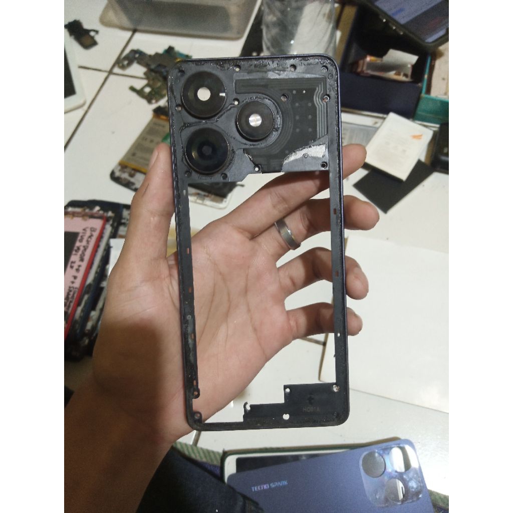 Bazel Tecno Spark 10 Pro Original Cabutan Second