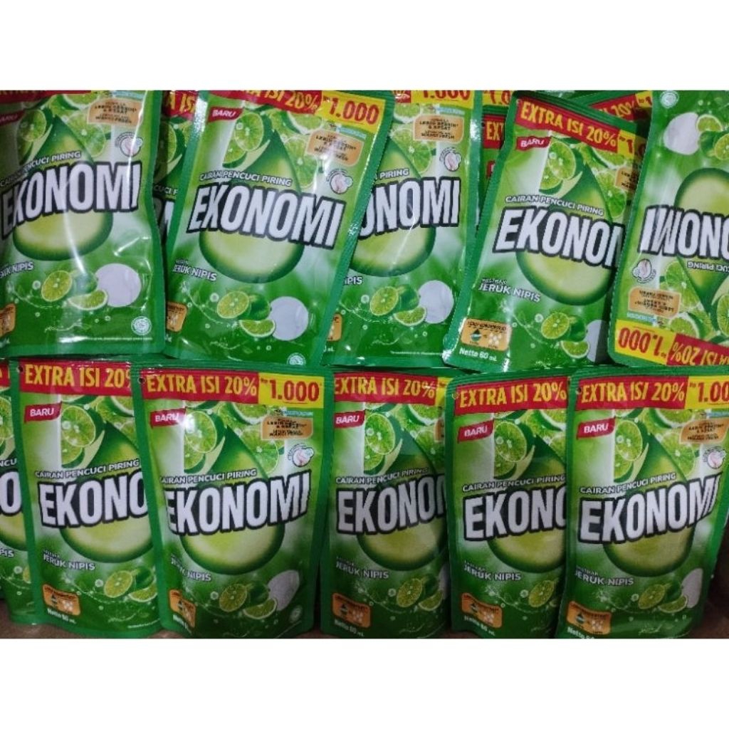 (1 KARTON/72 Pcs) Sabun cuci piring ekonomi  berat 60ml, harga ecer 1000an
