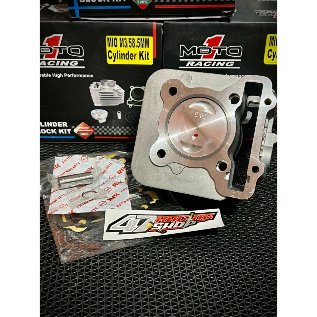 BLOK BORE UP MIO M3 58.5MM MOTO1 RACING
