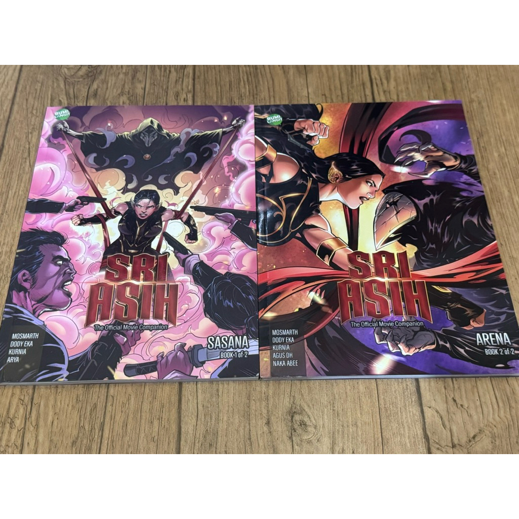 Preloved Komik Superhero Indonesia Lokal Bumilangit Sri Asih Original Official Complete Set