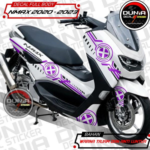 Decal Nmax New polos Stiker full body yamaha nmax connected sticker motor nmax motif Abstrak