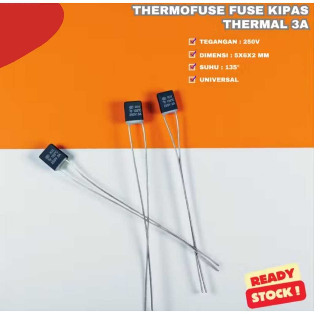 Andorestore Fuse Kipas Angin Cosmos Miyako Maspion 2A Thermofuse Pius Kipas Regency Besi Tornado 3A