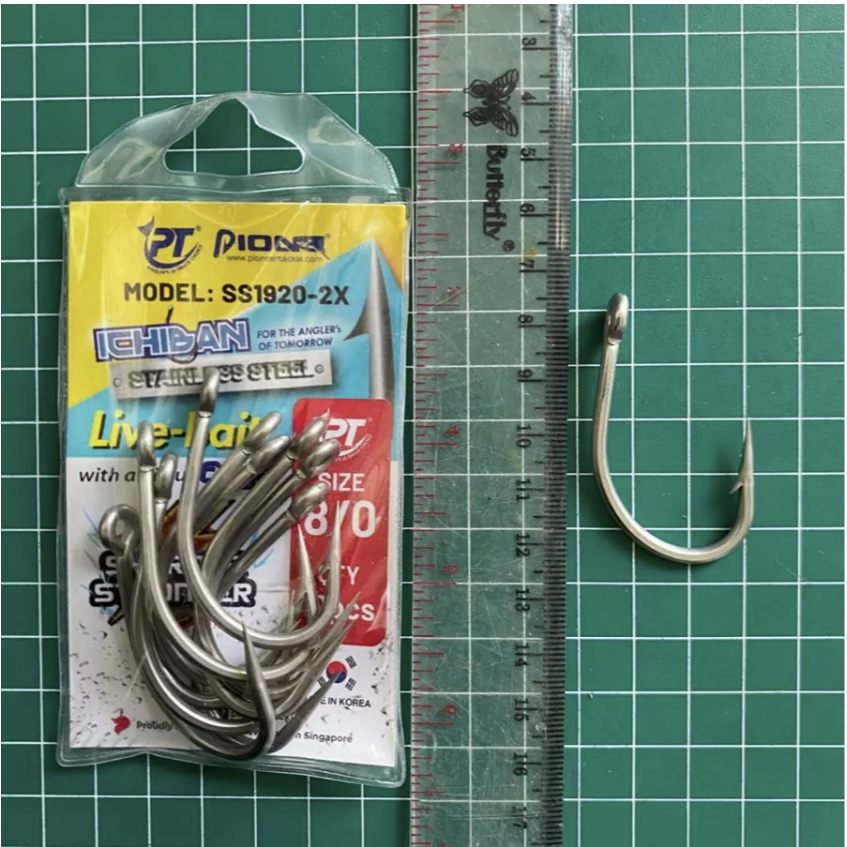 Kail Pancing Pioneer ICHIBAN SS 1920 -2X Live Bait Stainless Steel
