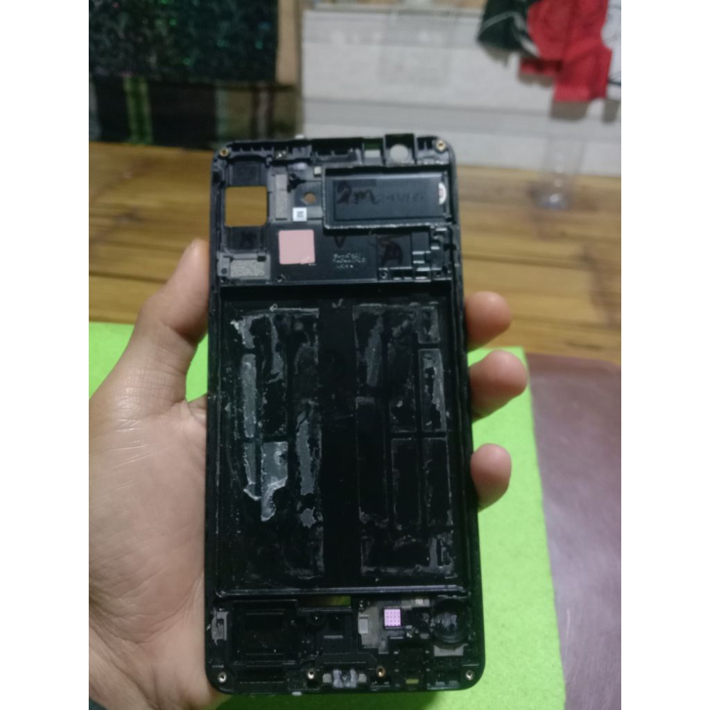 FRAME LCD TULANG TENGAH SAMSUNG GALAXY A7 ORIGINAL COPOTAN