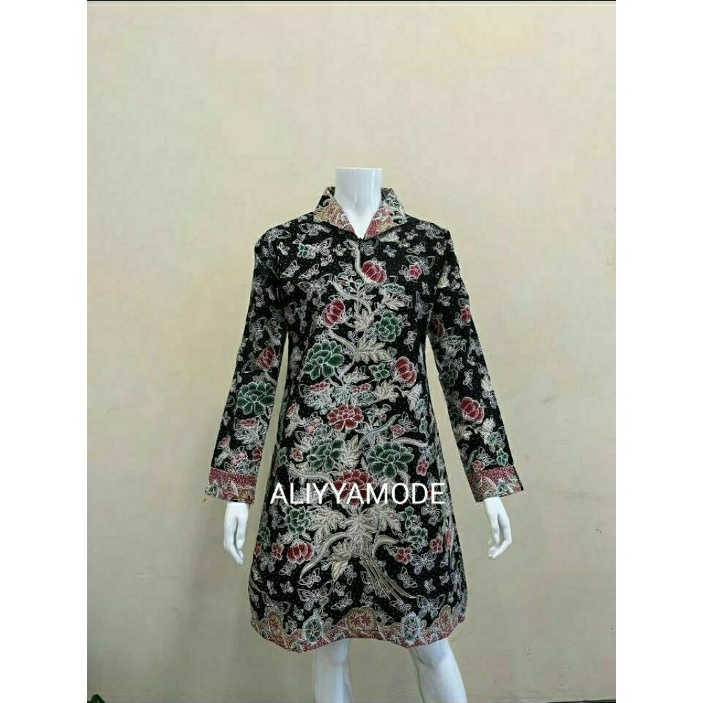 Couple Tunik Agnia Batik Solo Tunik Batik Wanita