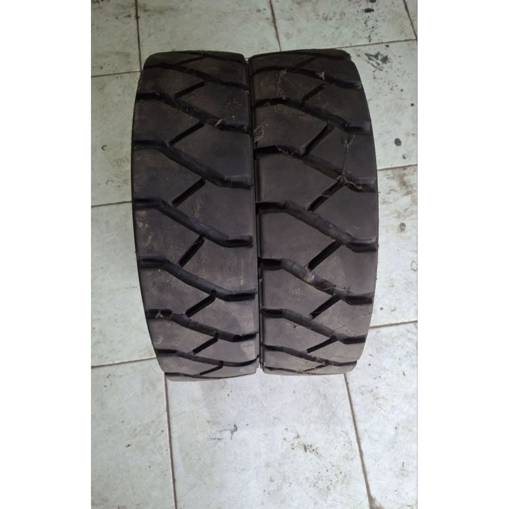 ban forklift 5.00-8 solid bekas