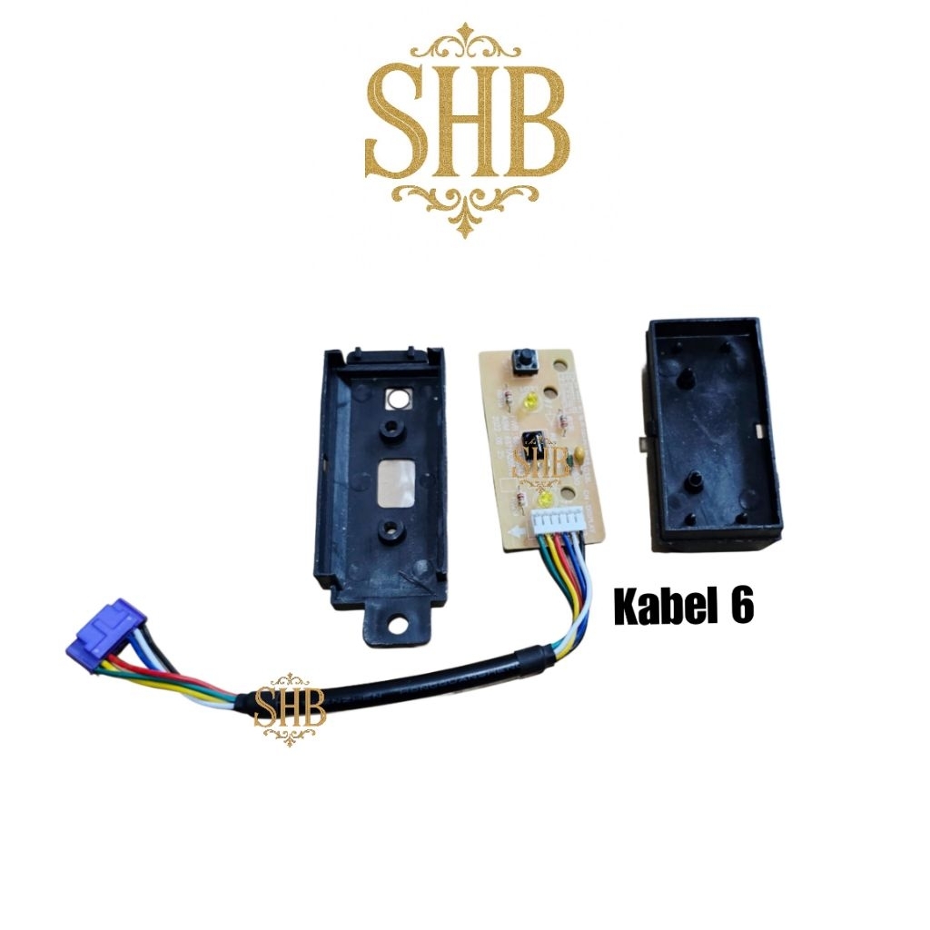 PCB sensor AC LG T09NLA 6 kabel 2 led - Receiver AC LG T09 NLA kabel 6 - Modul sensor AC LG T09NLA