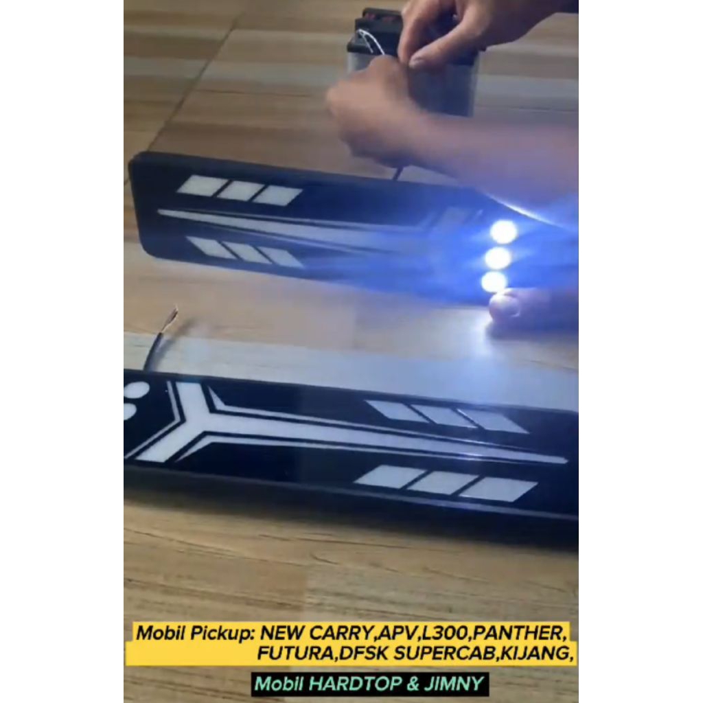 Lampu rem lampu belakang stoplamp 12 volt LED mobil pickup pick up bak terbuka