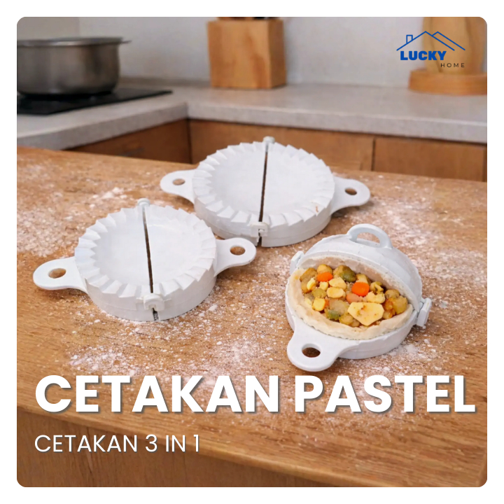 LUCKY HOME - CETAKAN PASTEL/CETAKAN PASTEL 3 IN 1/CETAKAN CIRENG SET