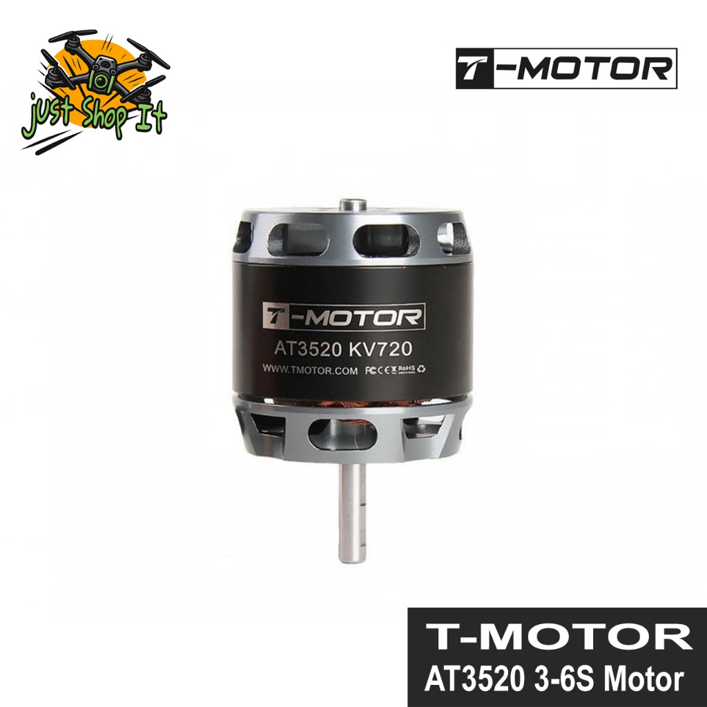 T-Motor AT3520 Long Shaft 3520 3-6S Brushless Motor for Fixed Wing Airplane RC Drone