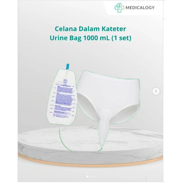 Celana Dalam Kateter + Urine Bag 1000 mL (1 set)