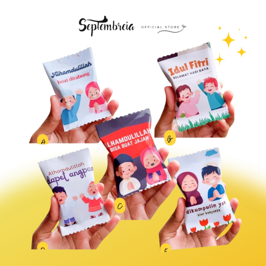 Amplop Permen Amplop Lebaran Model Bungkus Permen Angpao Permen Angpao Lebaran Permen Amplop Lebaran