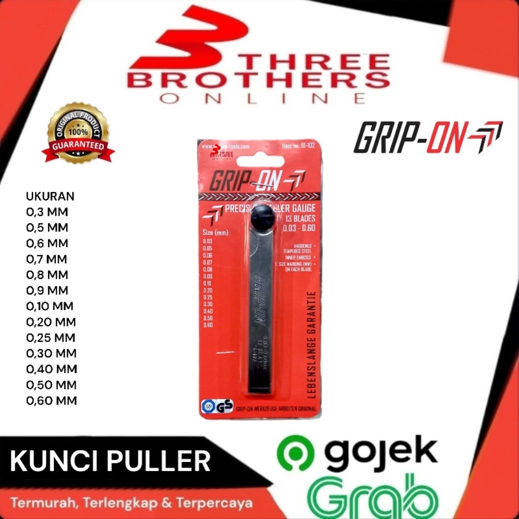 Puller puler feeler gauge alat ukur celah klep grip on