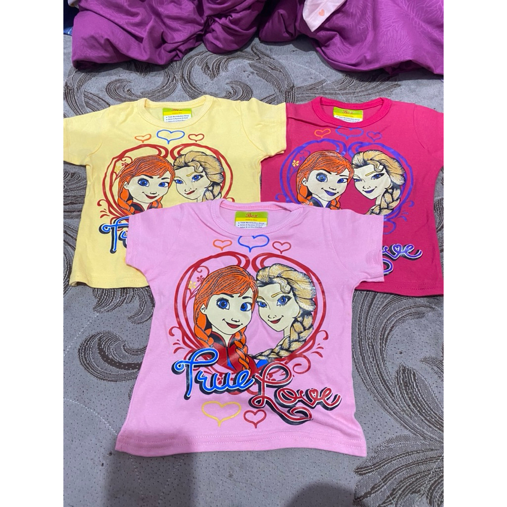 Kaos anak princess