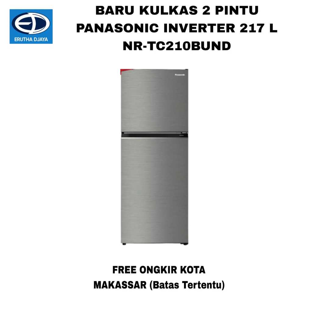 KULKAS 2 PINTU PANASONIC INVERTER 217 L NRTC210BUND
