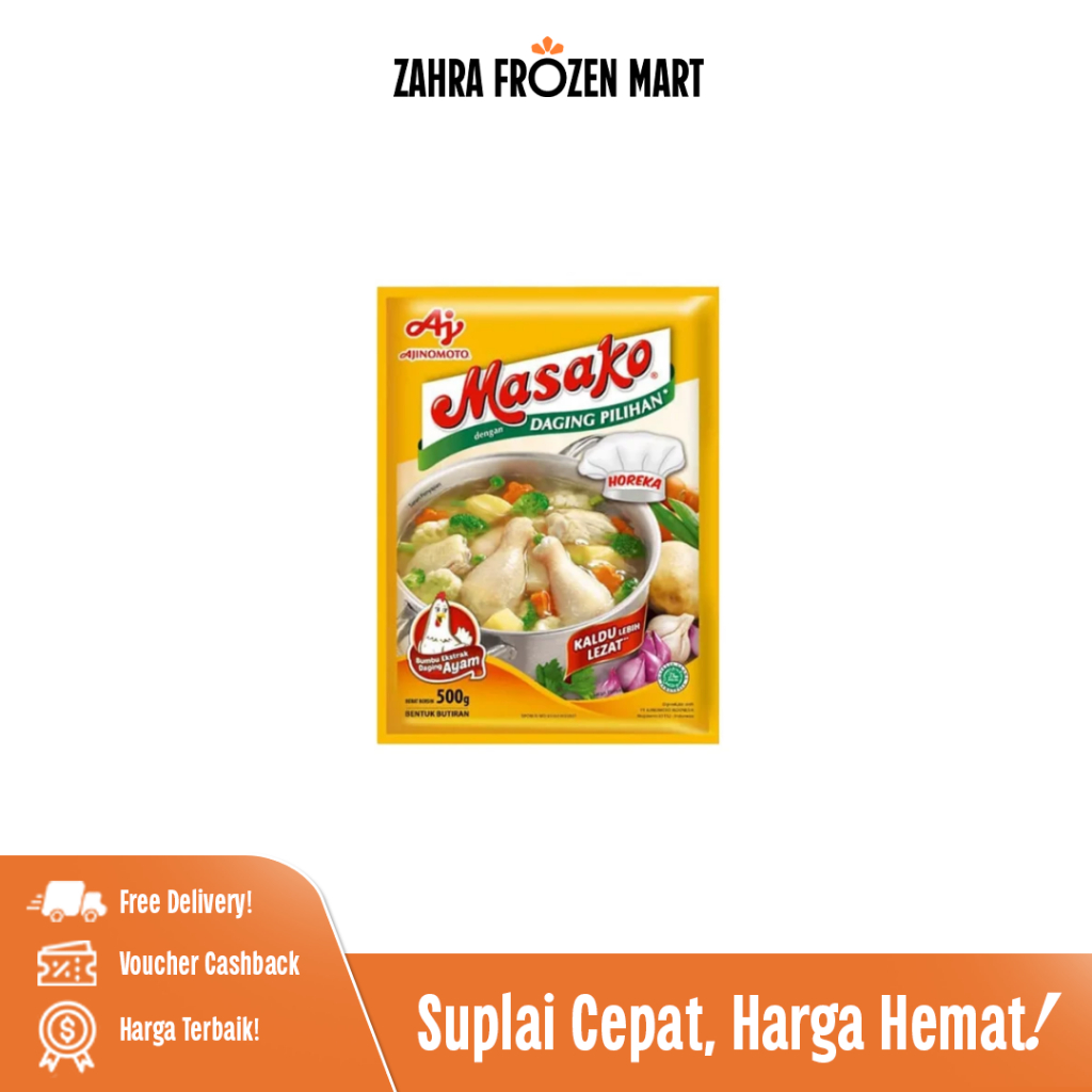 Masako Ayam 500gr - Zahra Frozen Mart