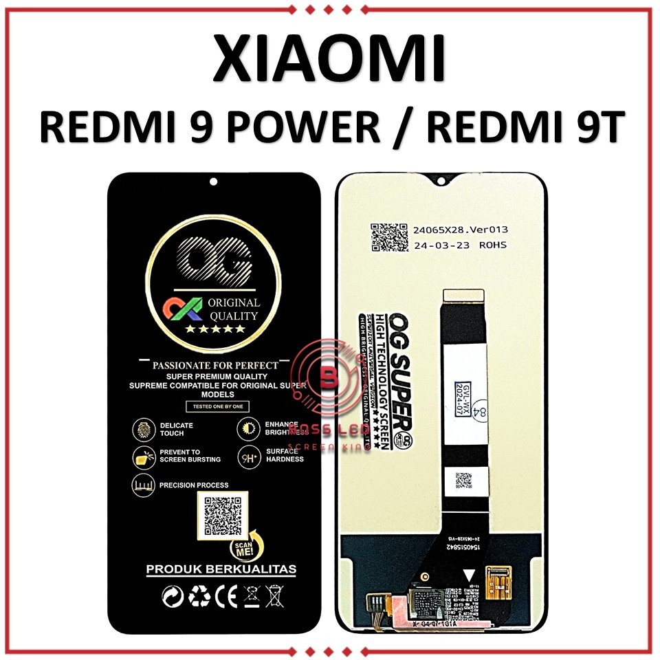 LCD TOUCHSCREEN XIAOMI REDMI 9 POWER / REDMI 9T ORIGINAL