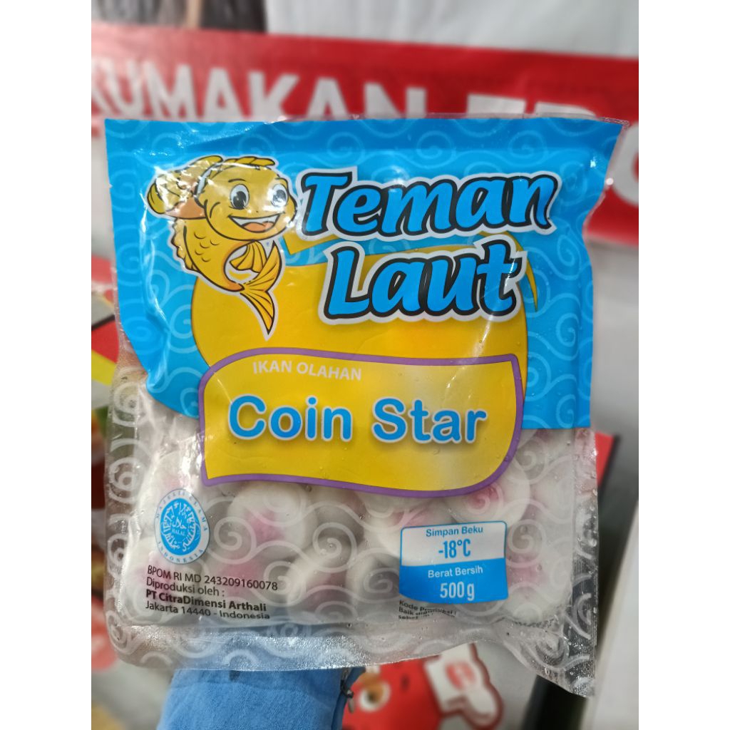 teman laut koin star 500gr