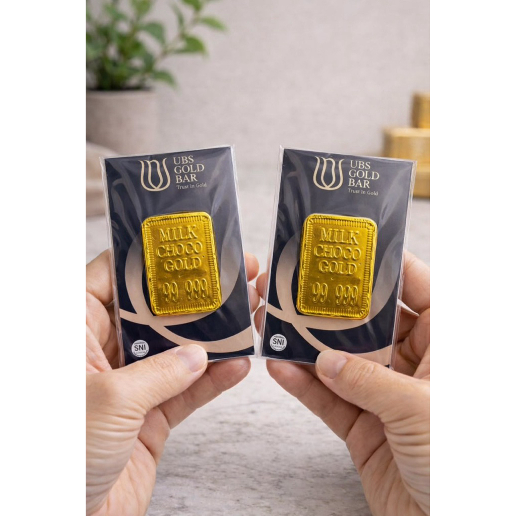 Mini Gift Cokelat Emas Antam Antum UBS