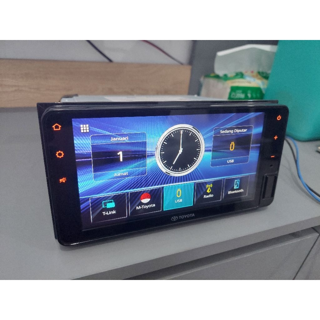 HU headunit tape mobil doubledin wide kenwood gtr mirrorlink android iphone bisa maps youtube pnp to