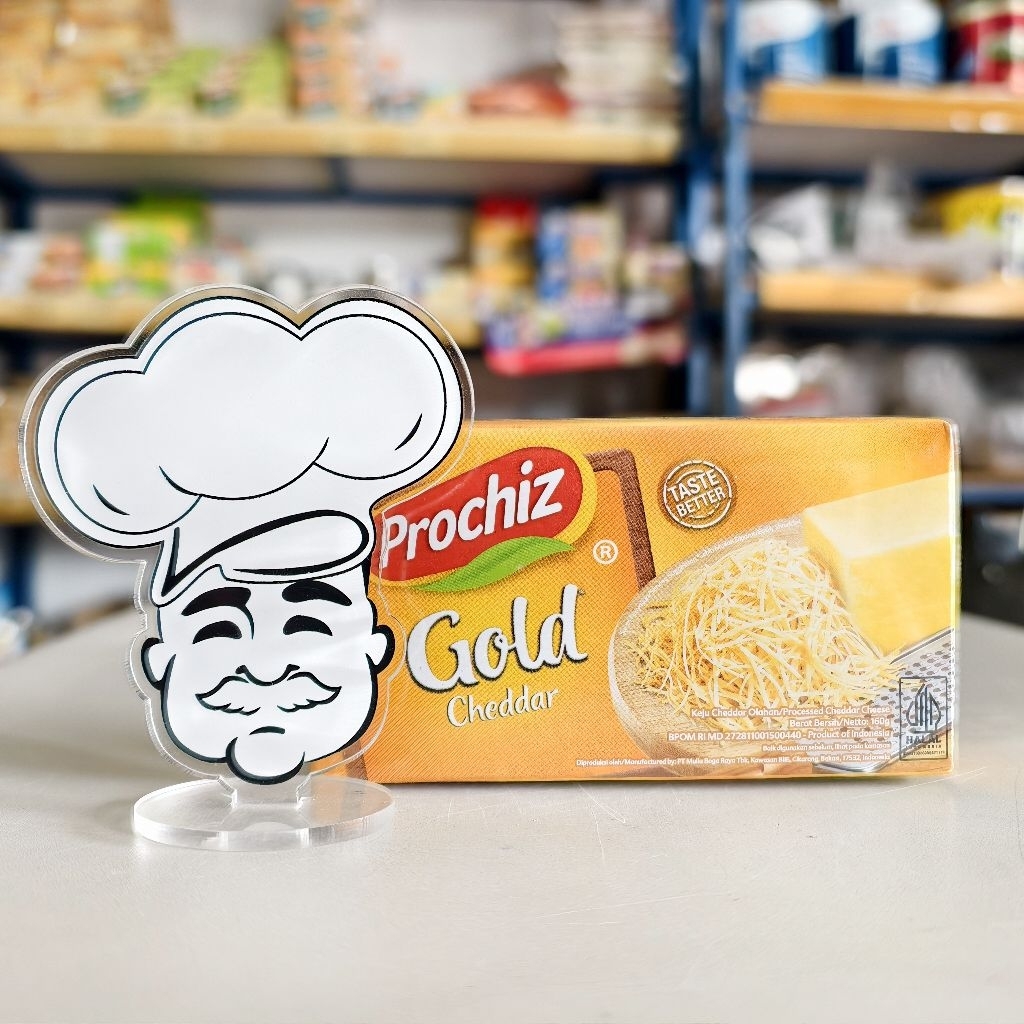 Keju Prochiz Cheddar Gold 160Gr / Keju Parut Prochiz / Keju Cheddar Prochiz