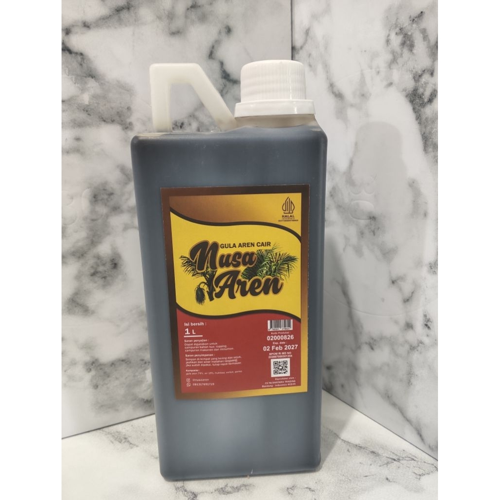 GULA AREN CAIR 1LITER / NUSA AREN GULA AREN CAIR 1LITER