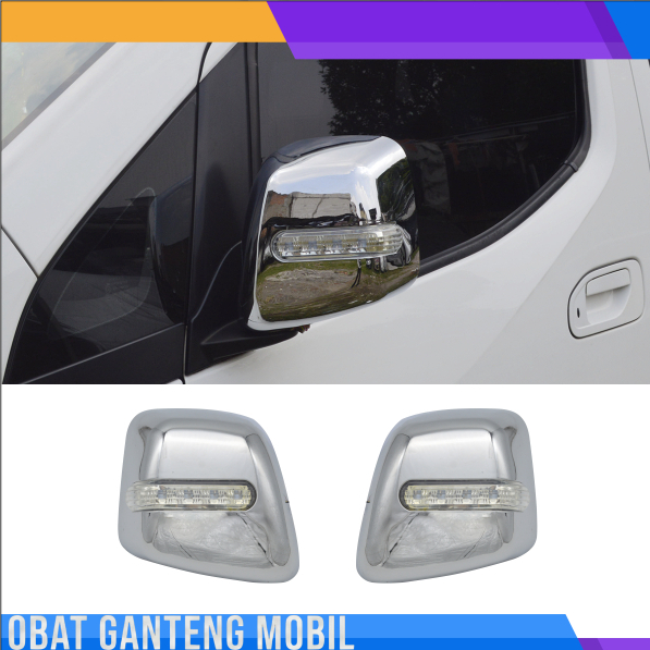 Cover Spion + Lampu Evalia 2012-2022 LED kuning