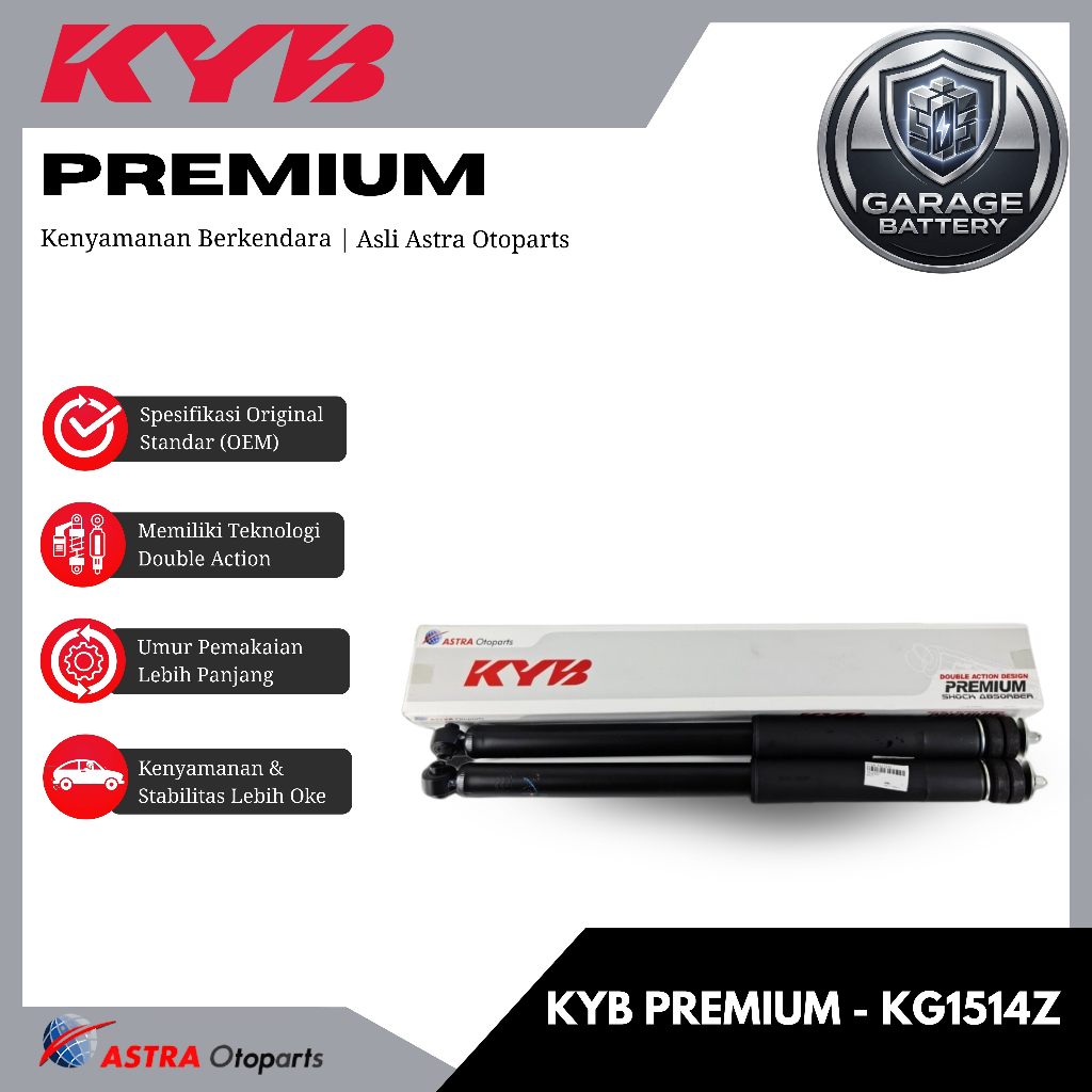 Kayaba / KYB Premium Shockbreaker Mobil Honda Mobilio Belakang