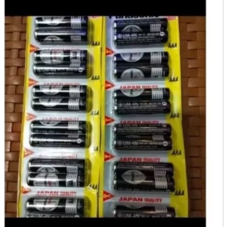 Baterai panasonic AAA Baterai jam kalkulator remote panasonic A3