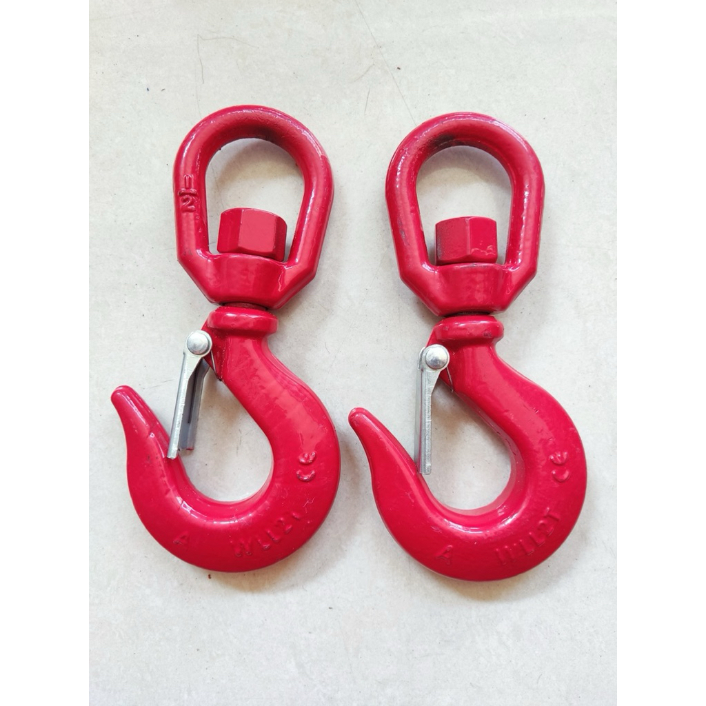 Swivel Hook with Latch 2 Ton (1/2)