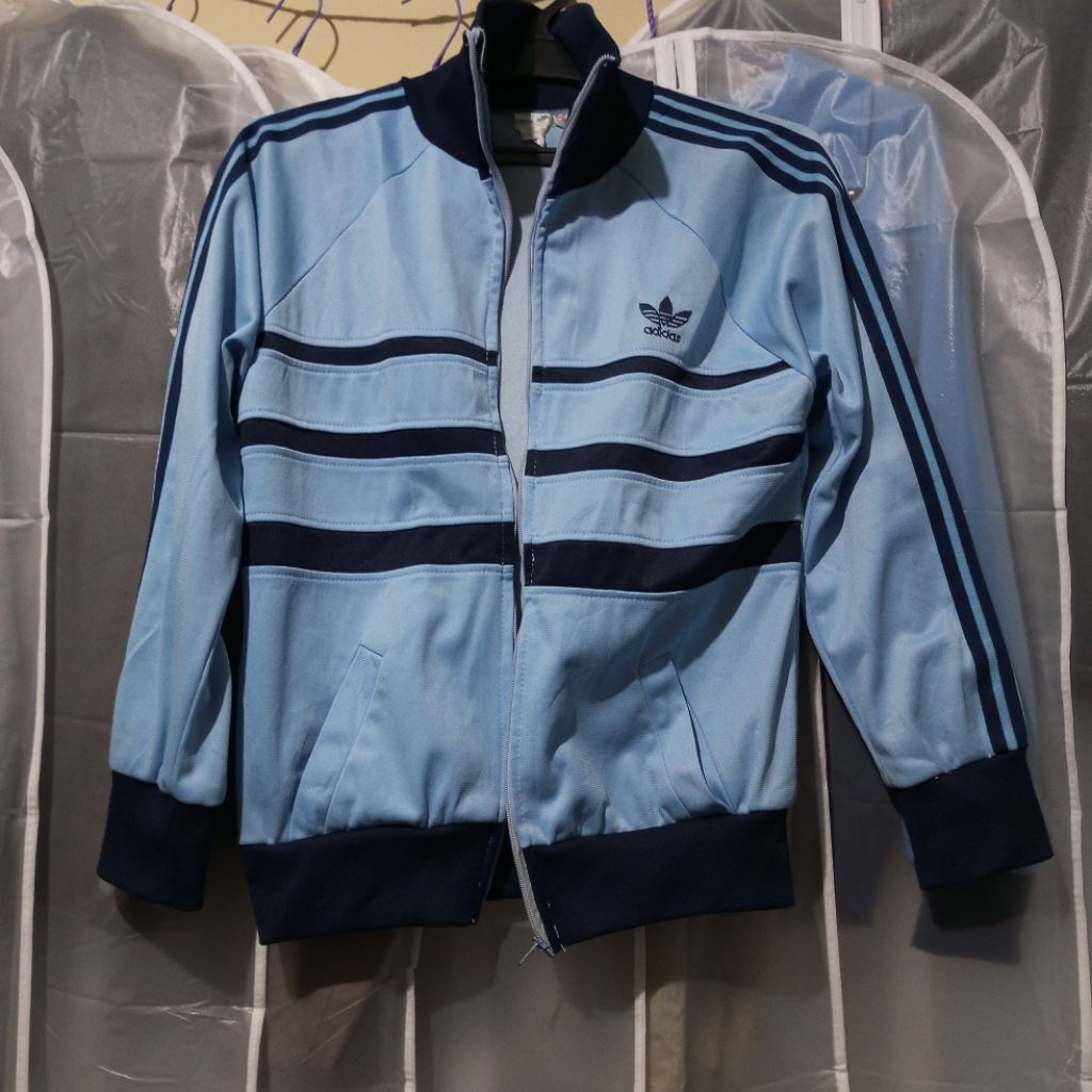 Tracktop Adidas Original Ventex Made in France 70s 80s Jacket Casuals Vintage