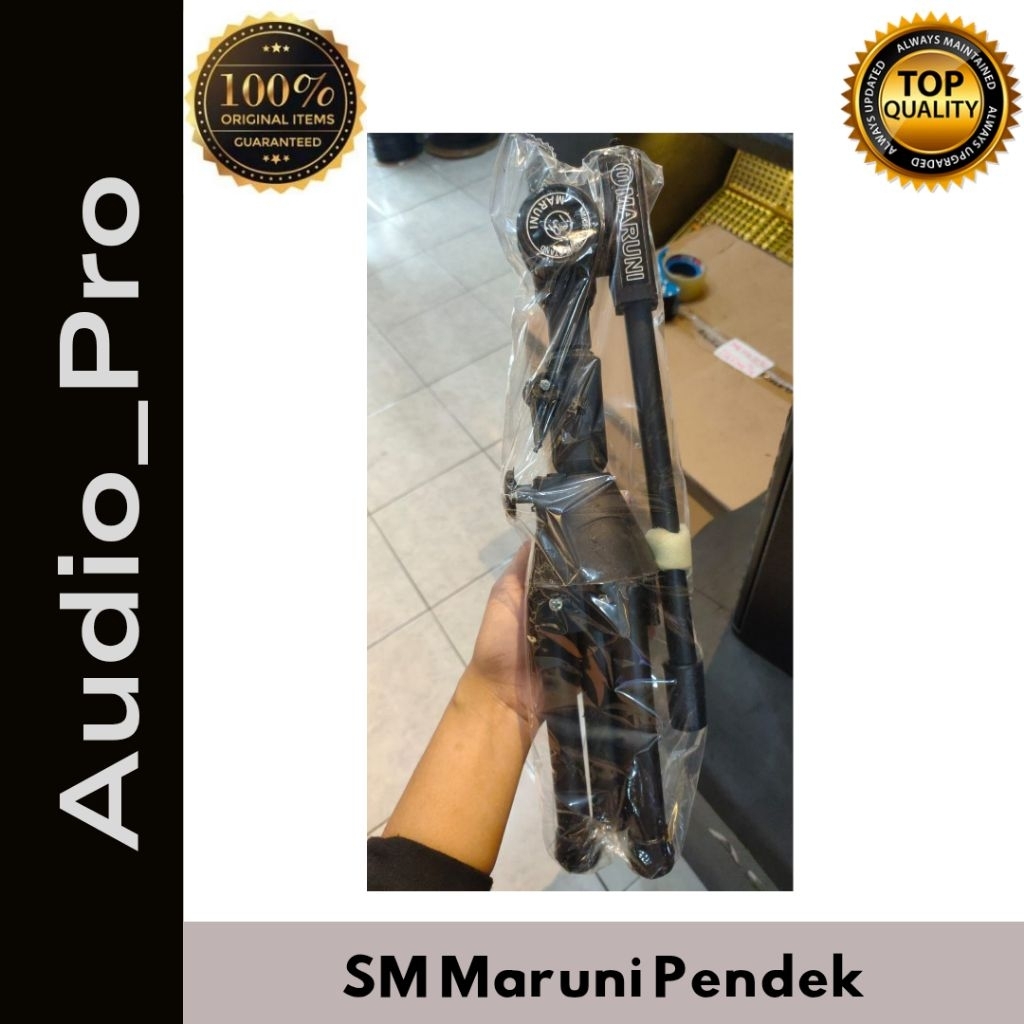 STAND MIC MARUNI PENDEK STAND MIC PENDEK + CAGAK MARUNI