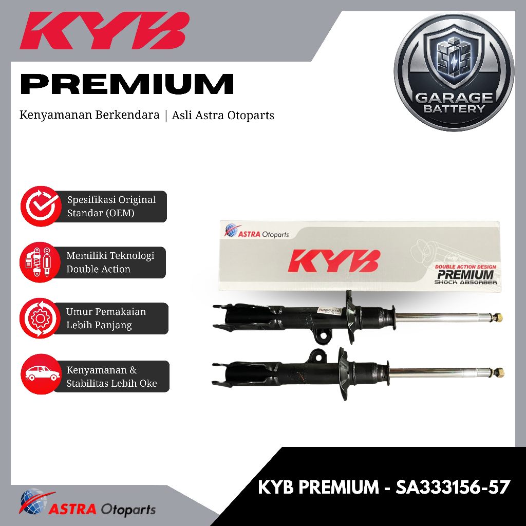 Kayaba / KYB Premium Shockbreaker Mobil Calya / Sigra Depan