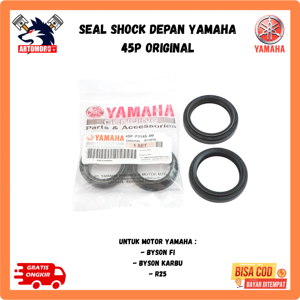Ori seal shock depan byson - Sil Seal Shock Depan Yamaha Byson FI - 45P-F3145-00 original